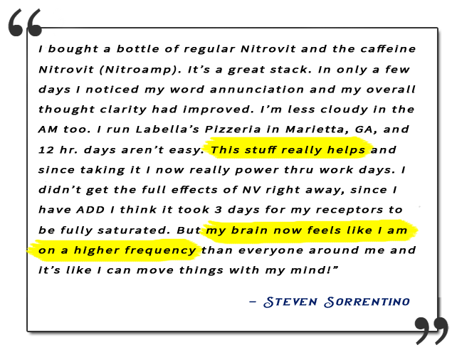 NitroAmp Testimonial Review
