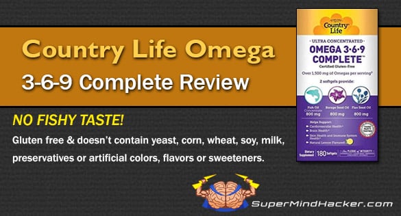 Country Life Omega 3-6-9 Complete Review – Best Fatty Acid Supplement?