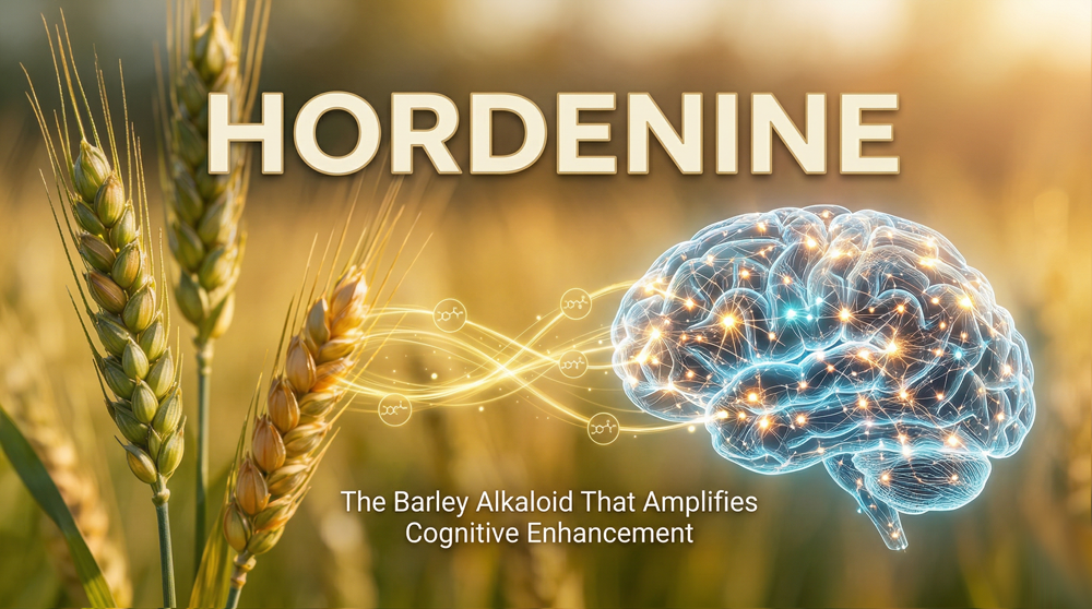 Hordenine: The Barley Alkaloid That Amplifies Cognitive Enhancement Hordenine Clinical Protocol