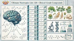 SuperMindHacker Ultimate Nootropics List: 120+ Clinical-Grade Compounds