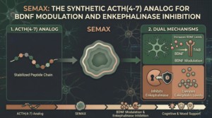 Semax: The Synthetic ACTH(4-7) Analog for BDNF Modulation and Enkephalinase Inhibition